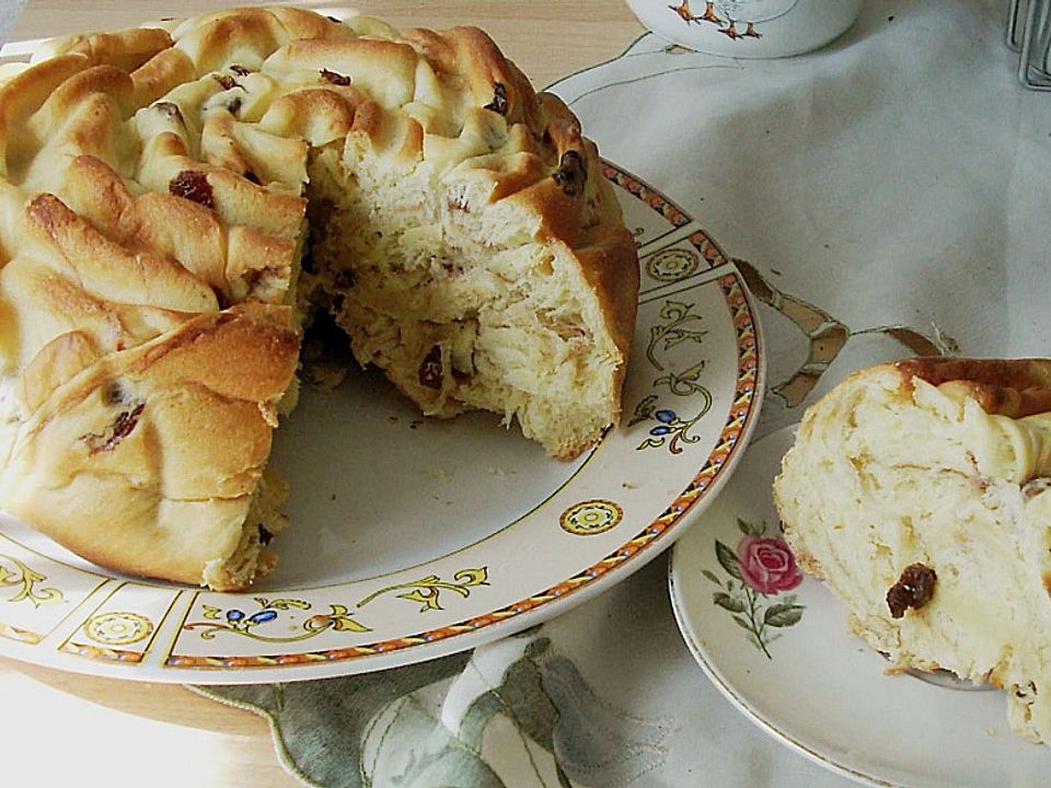 Rosinenzopf mit Schoko - Frischkäse von Seelenschein| Chefkoch