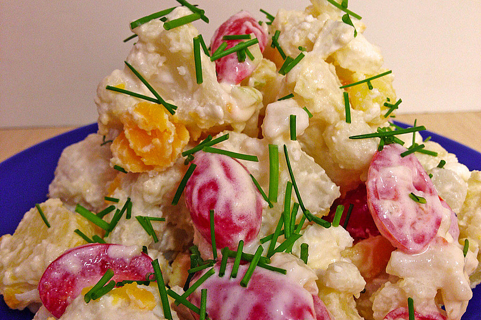 Kartoffel – Blumenkohl – Salat