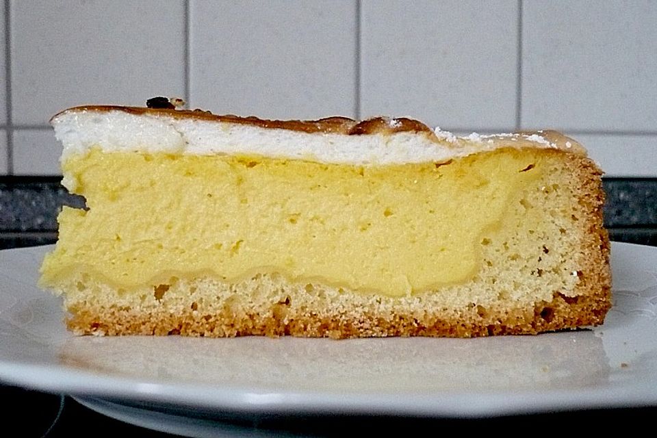 Vanille - Käsekuchen mit Schnee