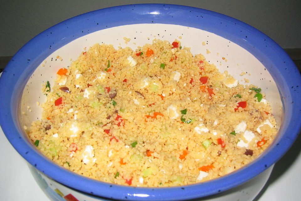 Bunter Couscous - Salat