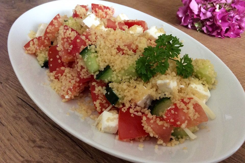 Bunter Couscous - Salat