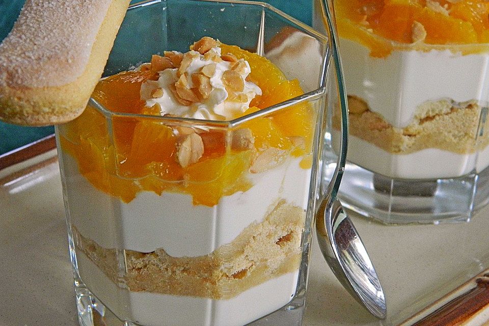 Mascarpone - Creme mit Orangen