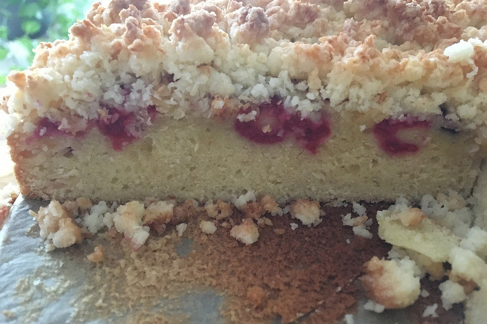 Obstkuchen mit Kokosstreusel