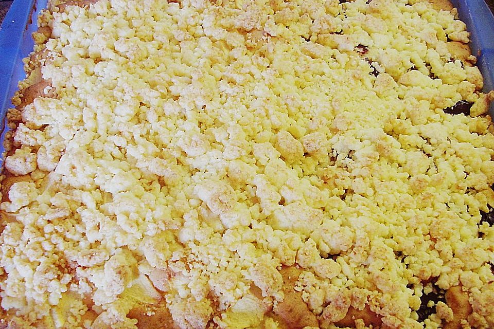 Obstkuchen mit Kokosstreusel