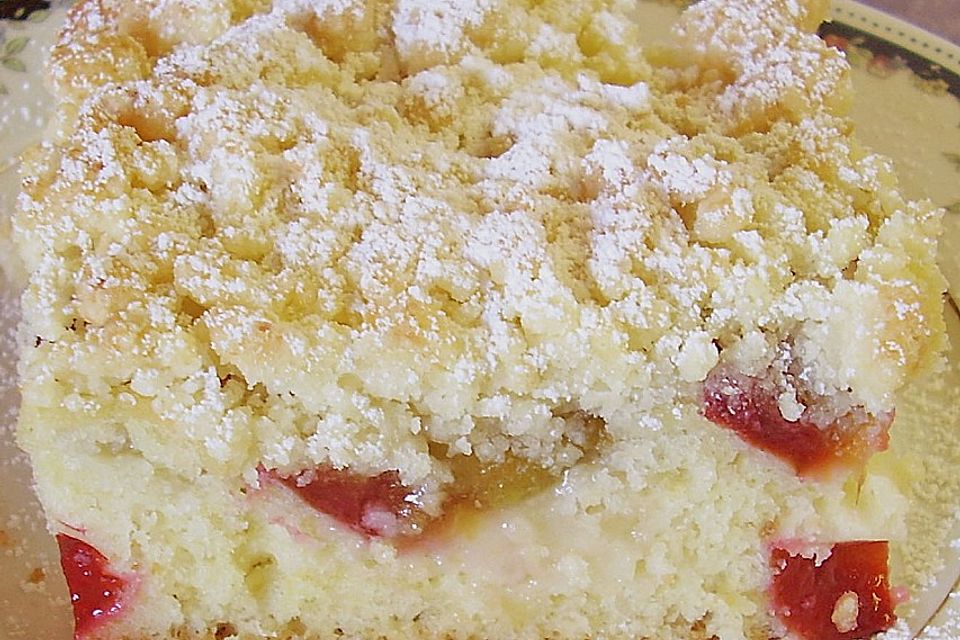 Obstkuchen mit Kokosstreusel