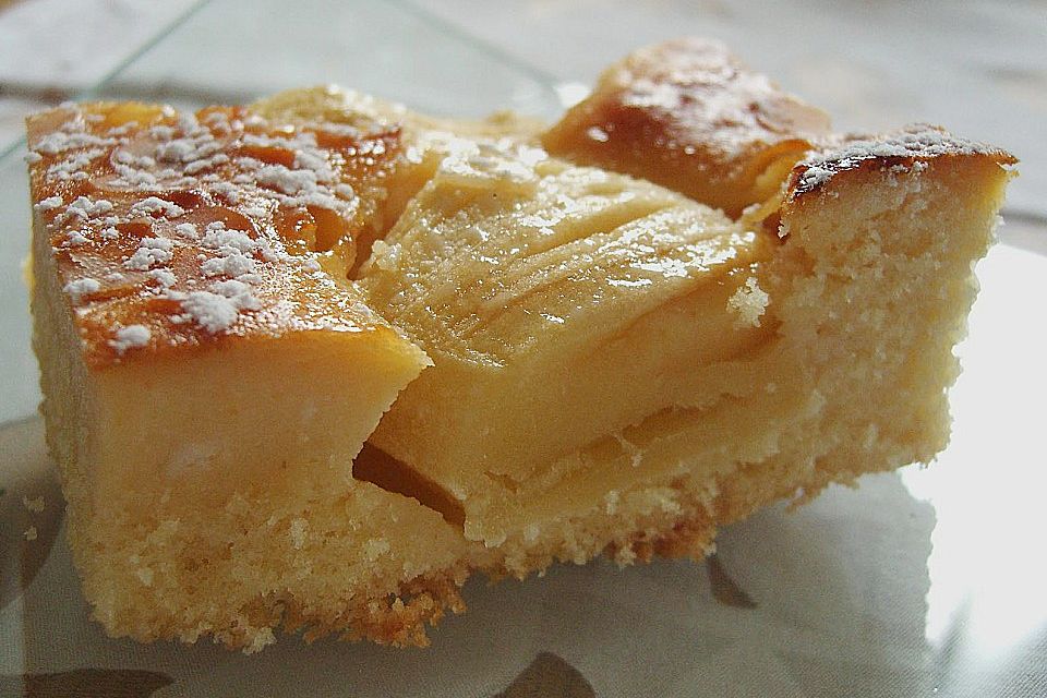 Apfel - Marzipan - Kuchen