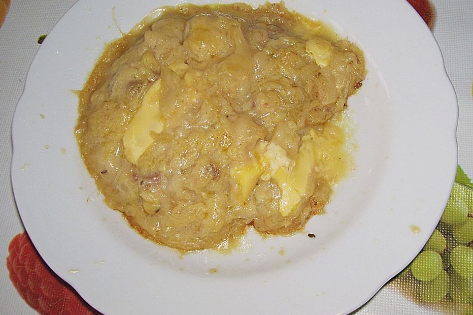 Sauerkraut-Auflauf Sauerkraut-Auflauf