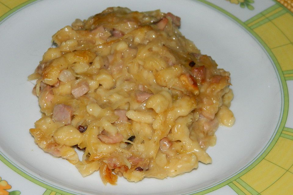 Sauerkraut-Auflauf Sauerkraut-Auflauf
