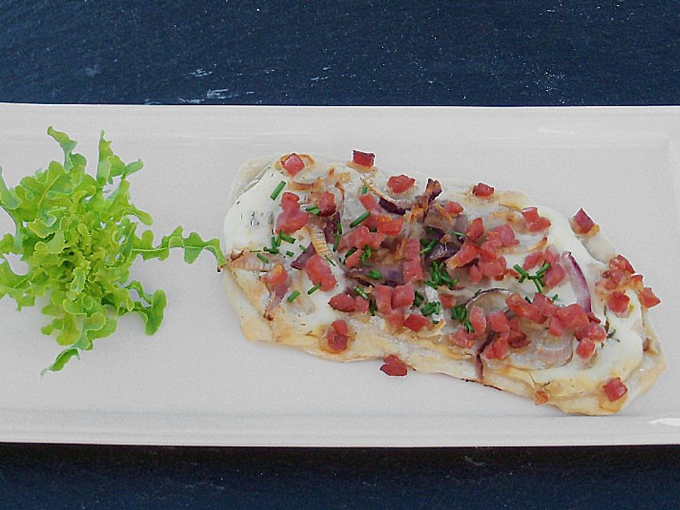 Mini Flammkuchen mit Speck von Tristania| Chefkoch