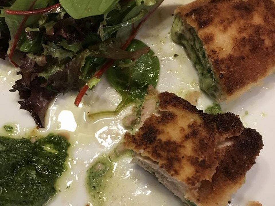 Mit Mozzarella und Rucola - Pesto gefülltes Kalbsröllchen von Osch10 ...