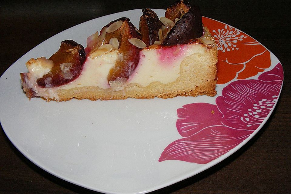 Zwetschgenkuchen mit Quarkfülle