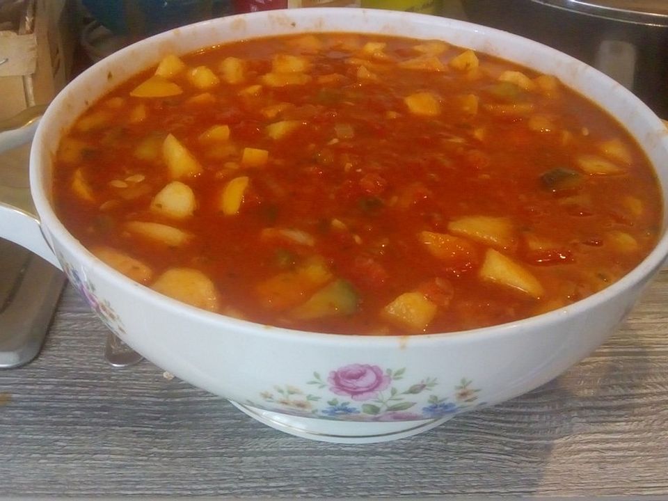 Kalte Tomaten-Apfel Suppe von Bärin| Chefkoch