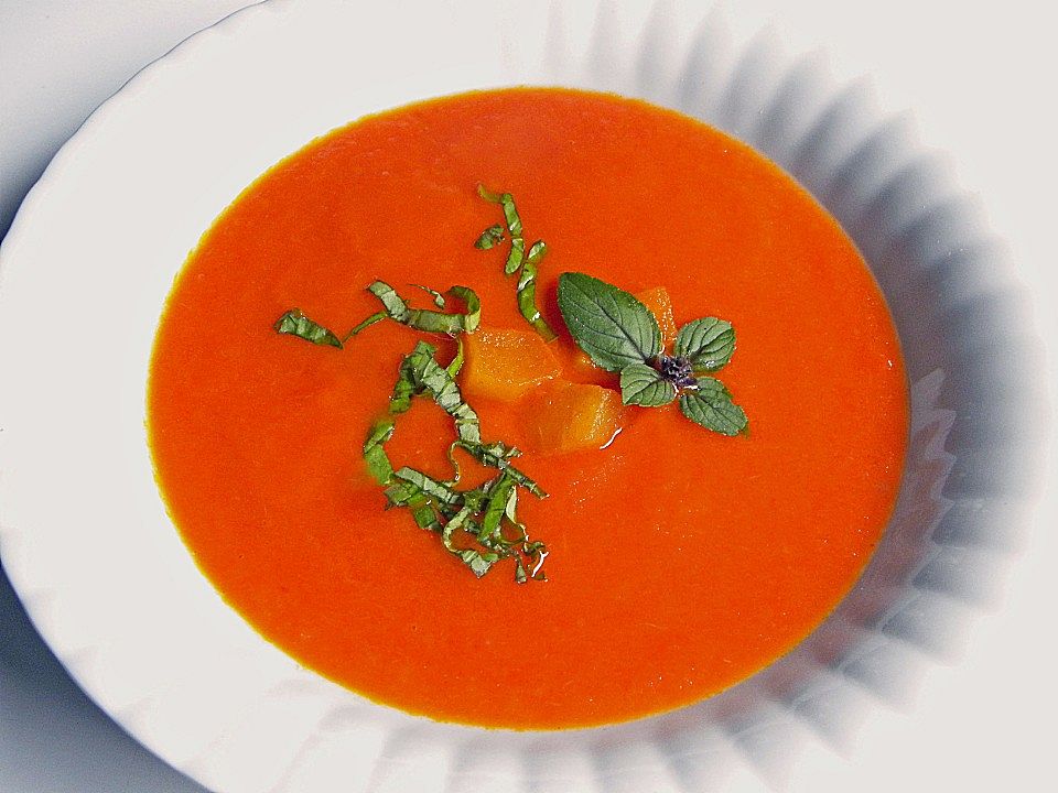 Kalte Tomaten-Apfel Suppe von Bärin | Chefkoch