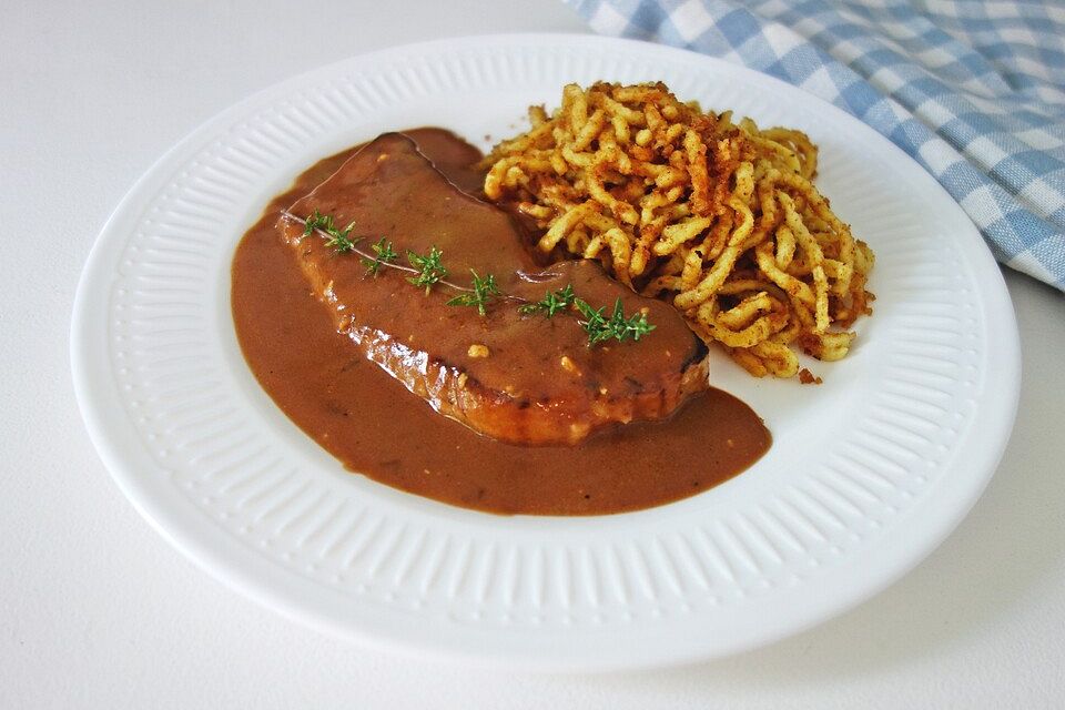 Burgunder Rahmschnitzel