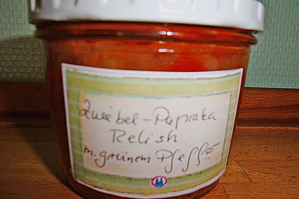 Zwiebel - Paprika - Relish