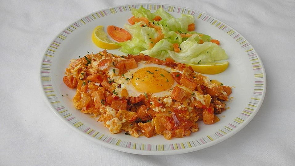 Leberkäse-Zwiebel-Rührei von Gildeschnecke