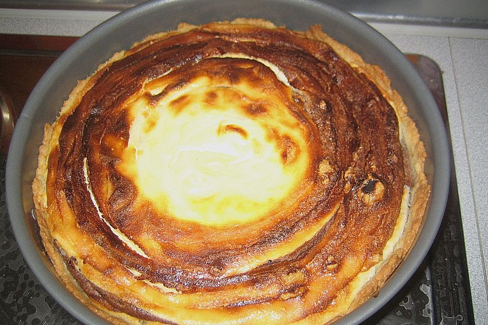 Marmorierter Käsekuchen