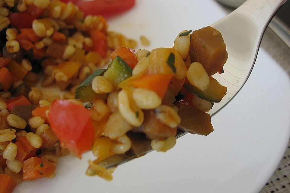 Vegetarische Gemüsepfanne