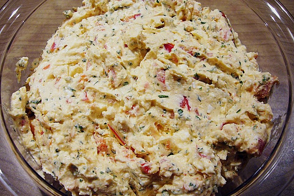 Würziger Paprika - Feta - Dip