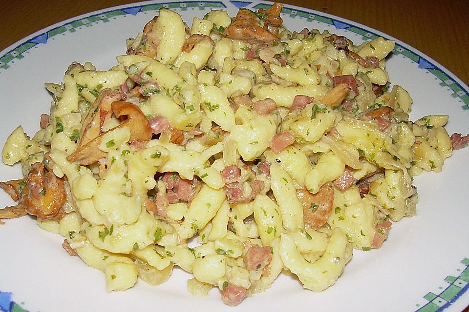 Pfifferling - Spätzle Pfanne