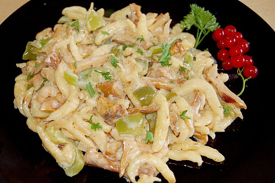 Pfifferling - Spätzle Pfanne