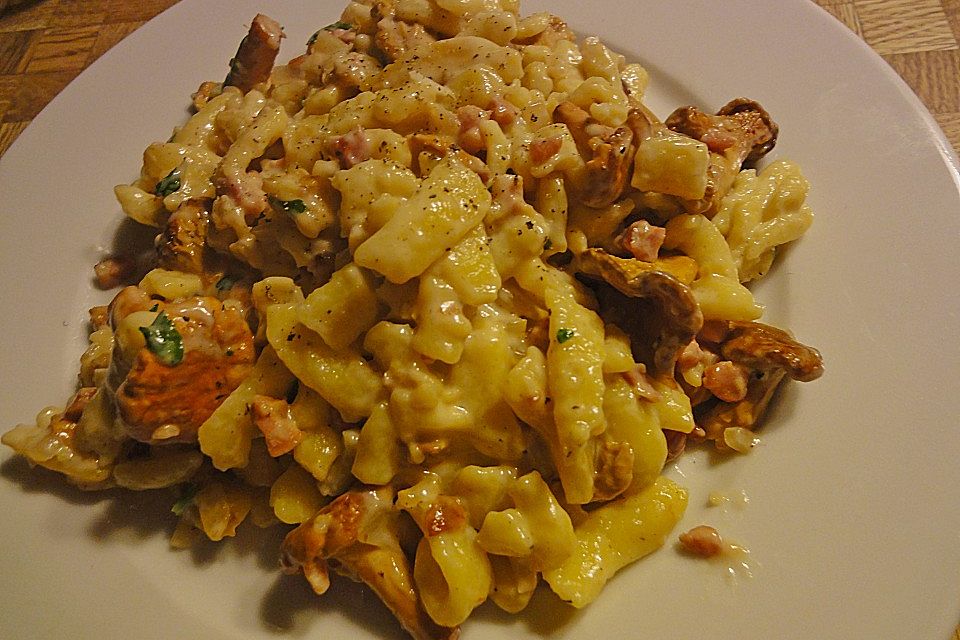 Pfifferling - Spätzle Pfanne