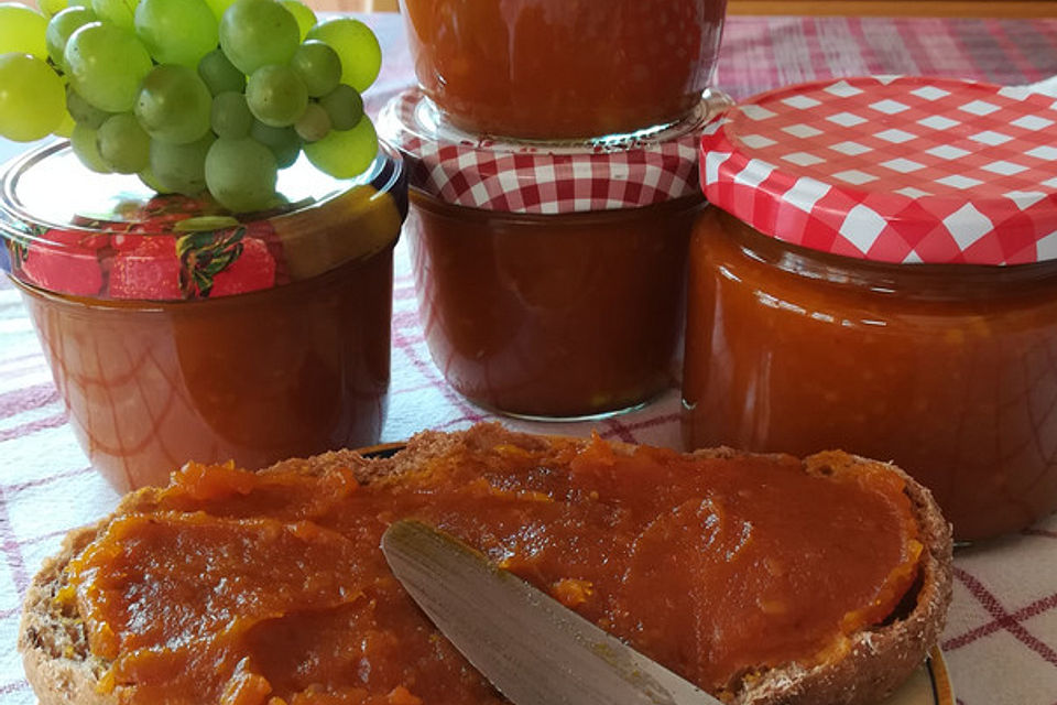 Kürbis - Trauben - Nuss - Marmelade