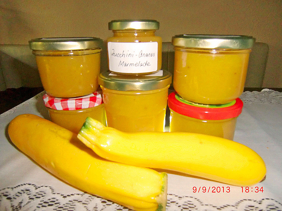 Zucchini - Ananas - Marmelade von skadel | Chefkoch