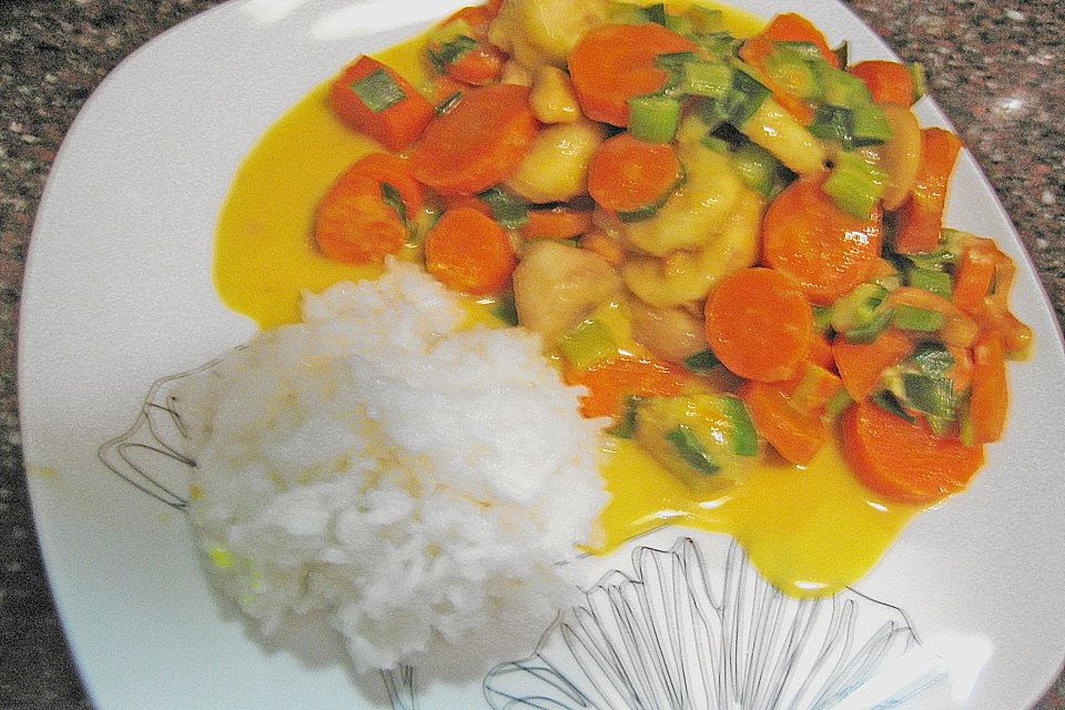 Bananen - Möhren - Curry