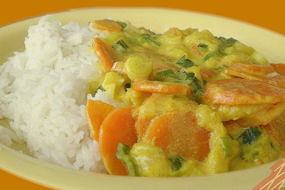 Bananen - Möhren - Curry