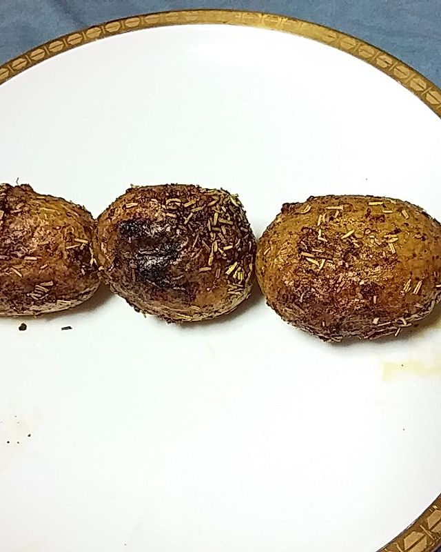 Grillkartoffeln am Spieß