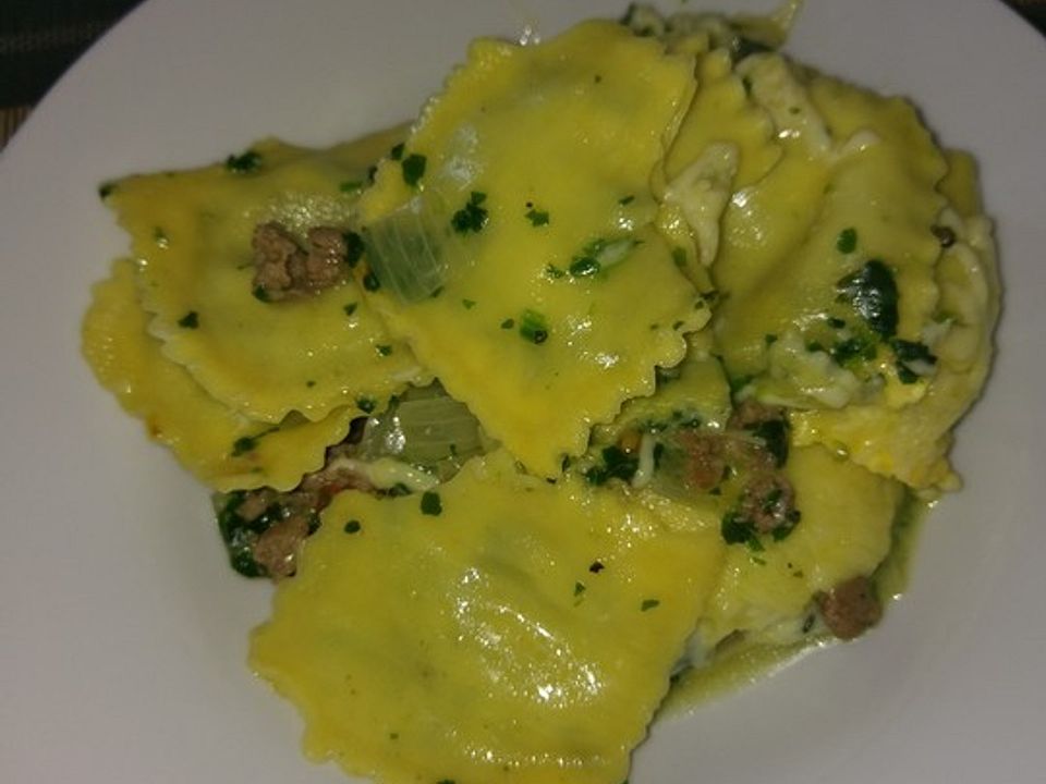 Hackfleisch Ravioli Gratin Von Irina921 Chefkoch