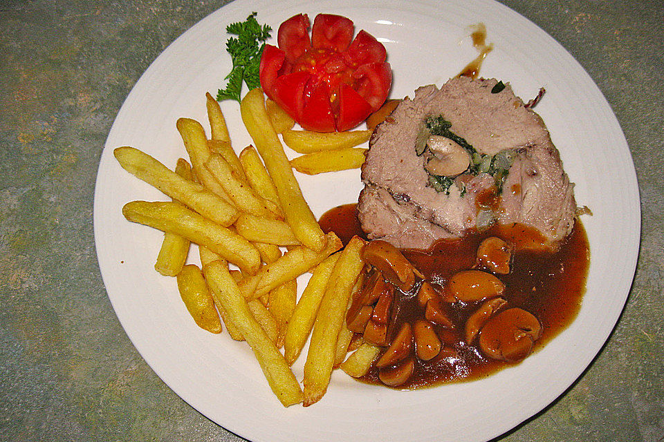 Gefüllter Rollbraten