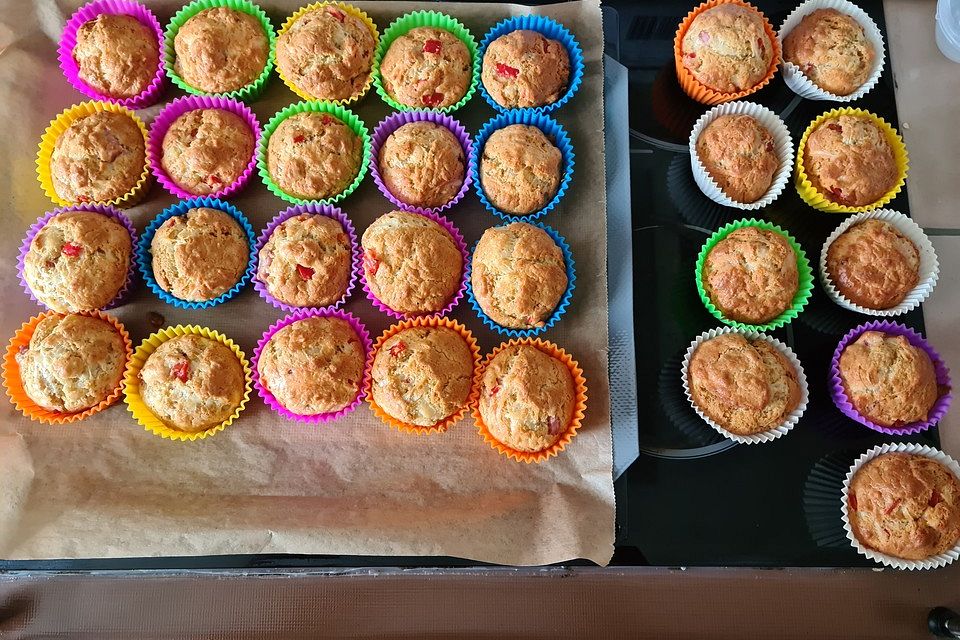 Grundrezept für herzhafte Muffins