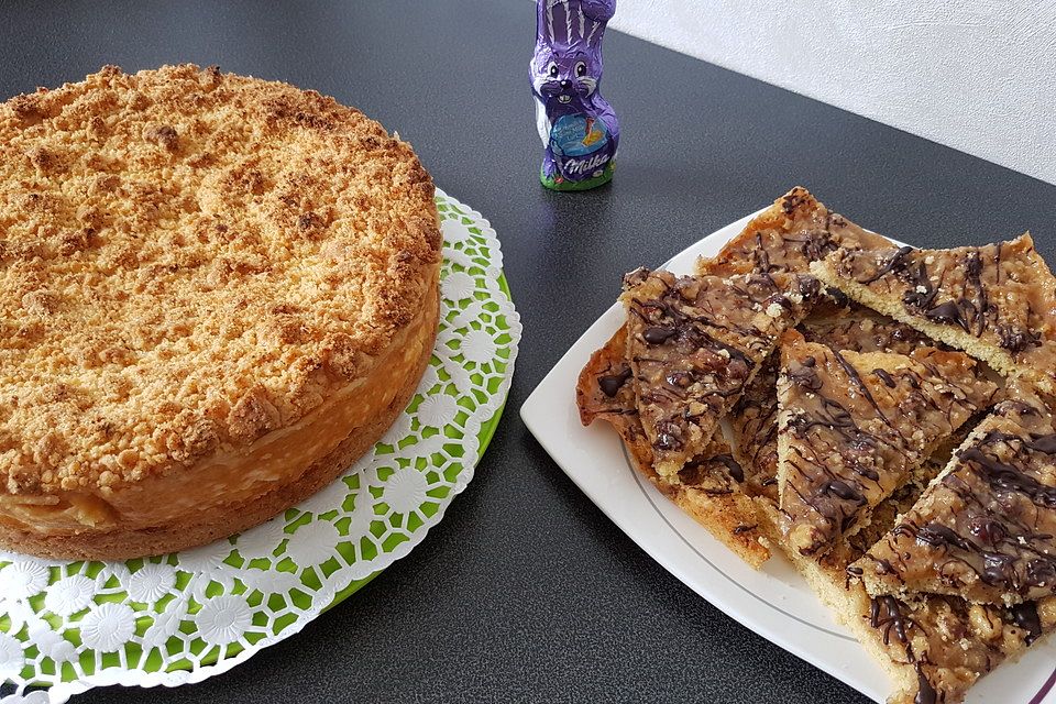 Streuselkuchen mit Mandarinen und Schmand