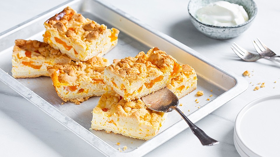 Streuselkuchen mit Mandarinen und Schmand von siaba