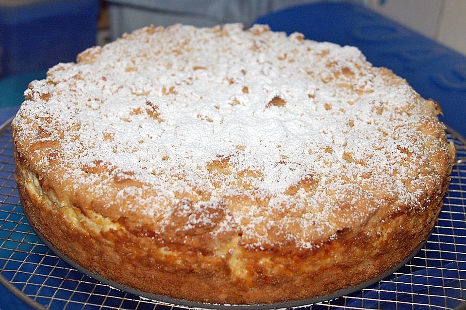 Streuselkuchen mit Mandarinen und Schmand