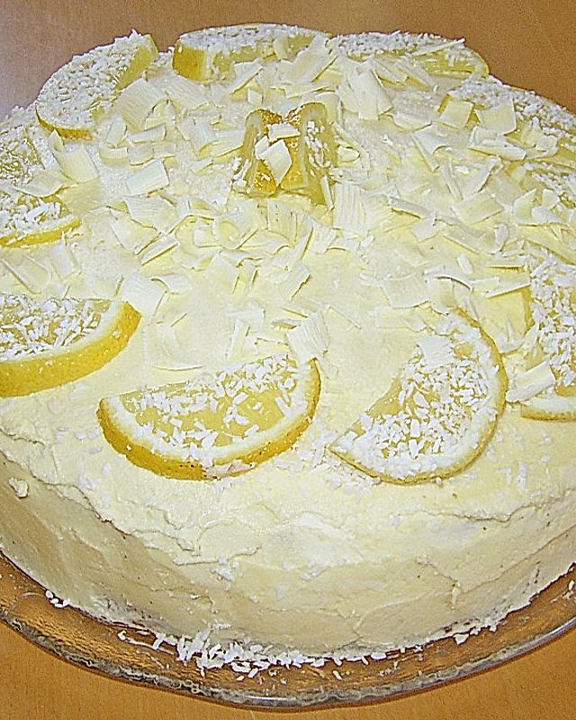Zitronen - Buttercreme - Torte