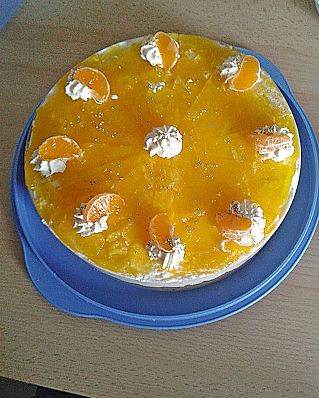 Schneller Mandarinen - Sahne - Kuchen