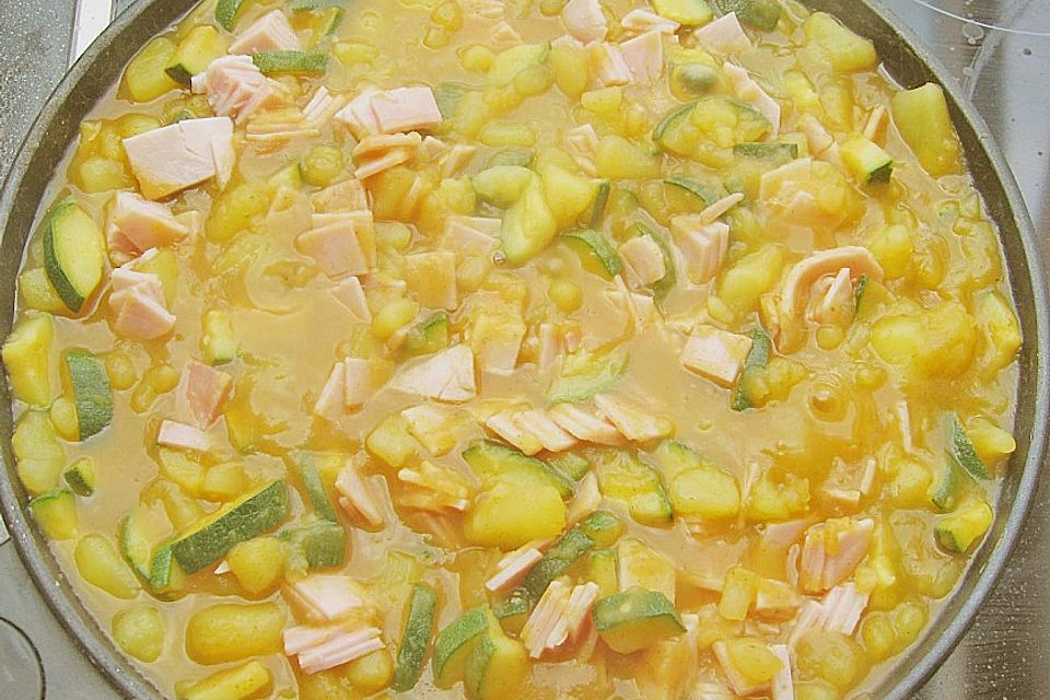 Zucchini - Erdäpfel - Pfanne