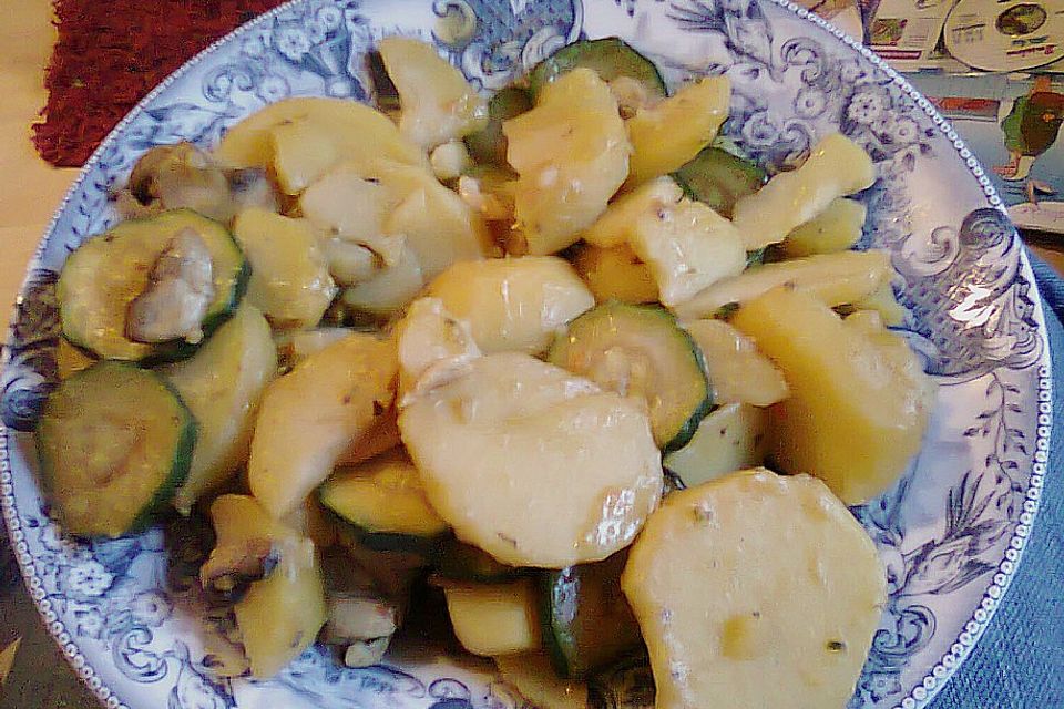 Zucchini - Erdäpfel - Pfanne