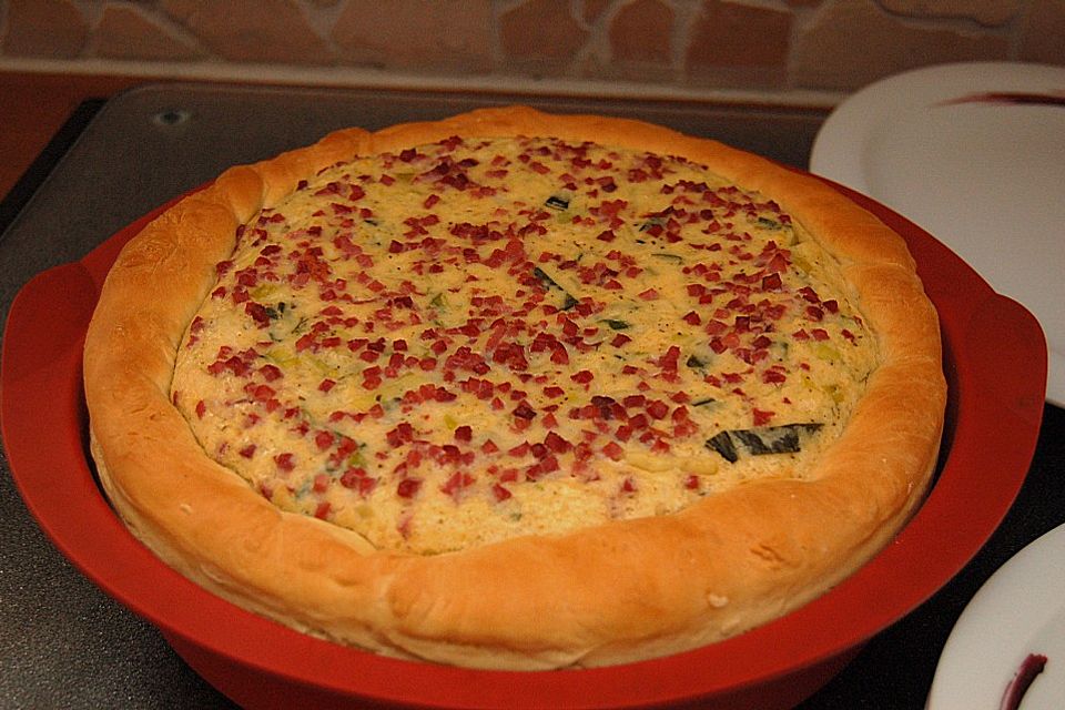 Deftiger Zwiebel - Lauch - Kuchen