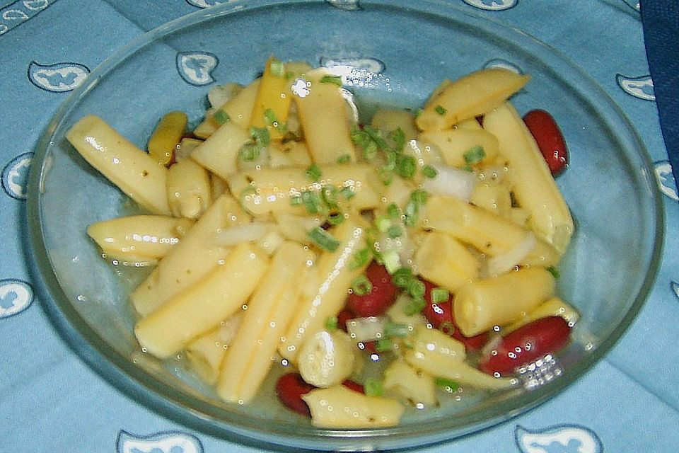 Weißer Bohnensalat