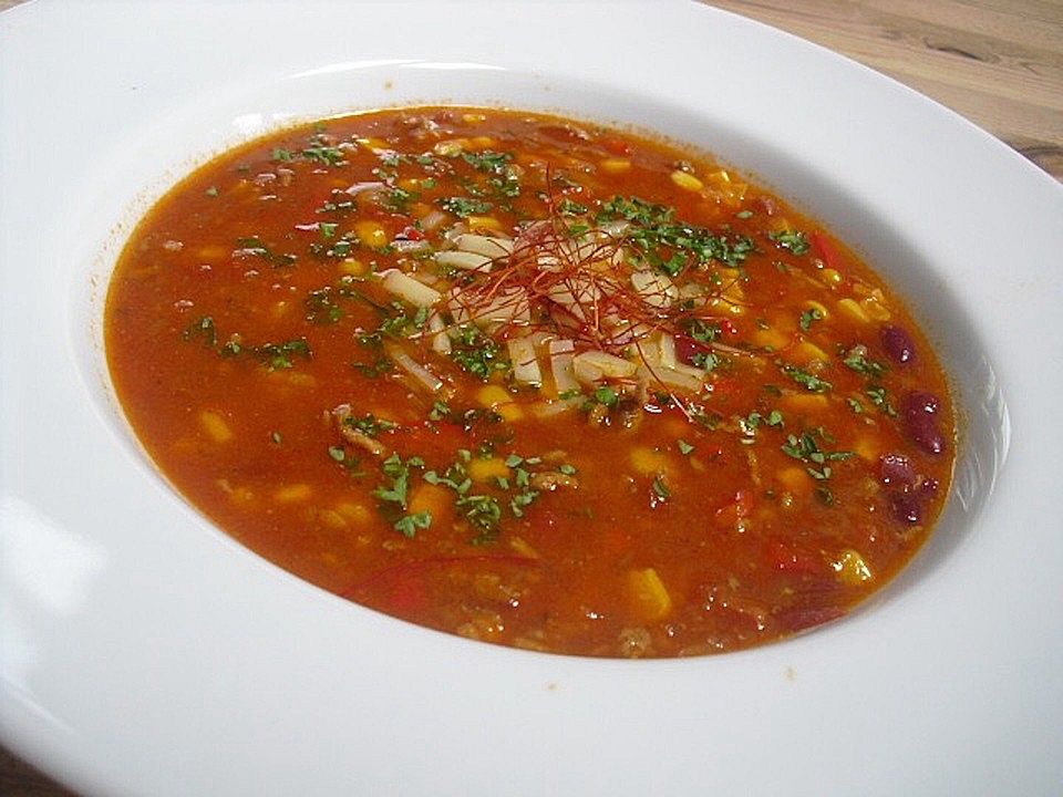 Scharfe Mais - Bohnensuppe von sonne403| Chefkoch