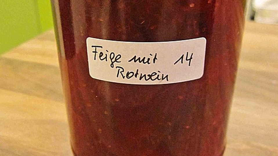 Feigen - Rotwein - Konfitüre von Rosensammlerin Feigen - Rotwein - Konfitüre von Rosensammlerin