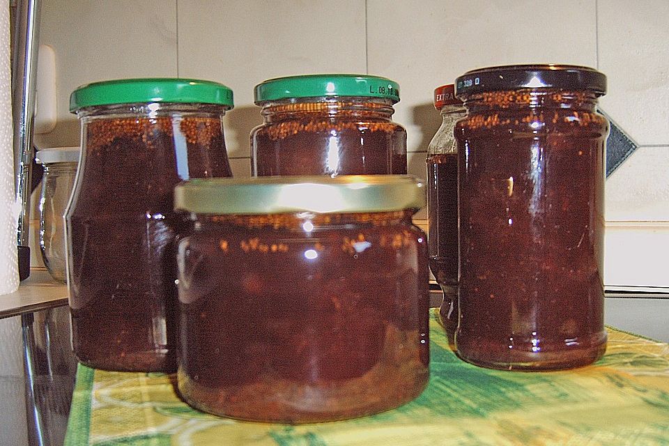 Feigen - Rotwein - Konfitüre Feigen - Rotwein - Konfitüre