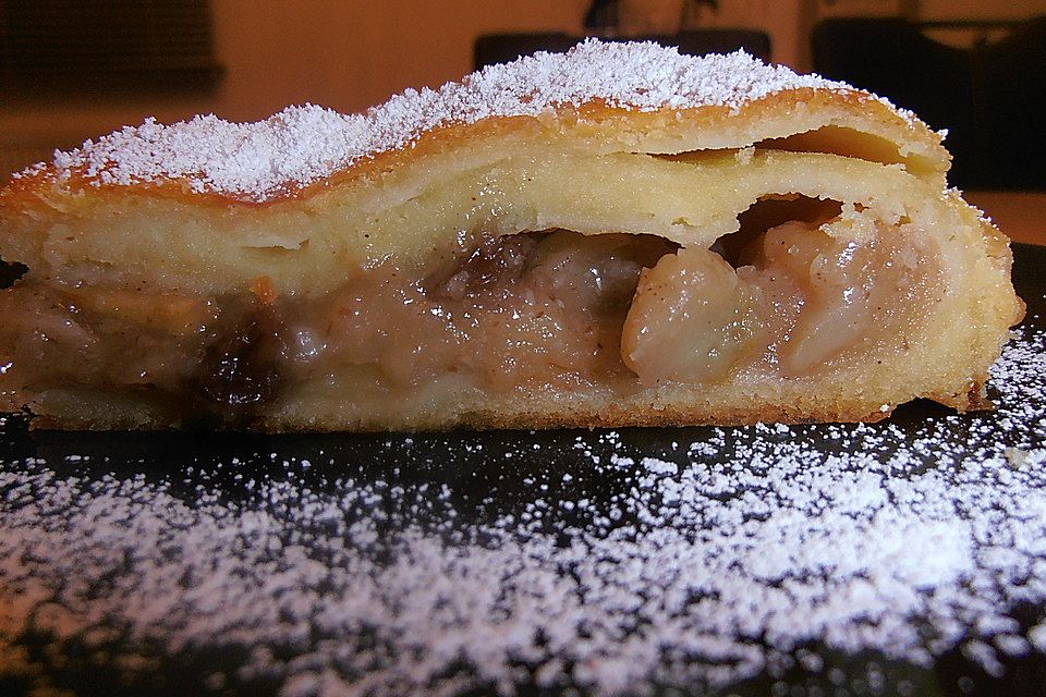 Topfenteig - Apfelstrudel