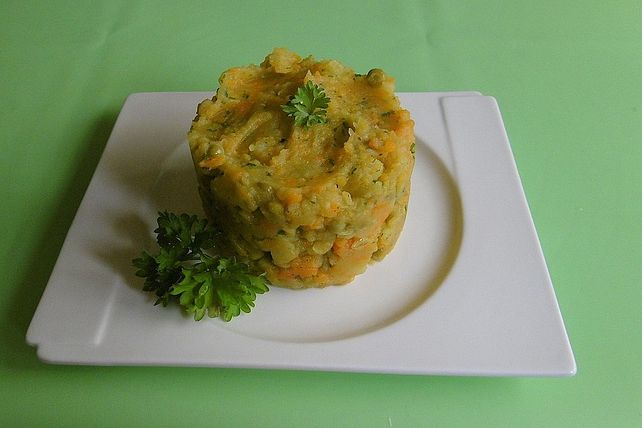 Karotten - Kartoffel - Erbsen - Brei von timsmama1909| Chefkoch