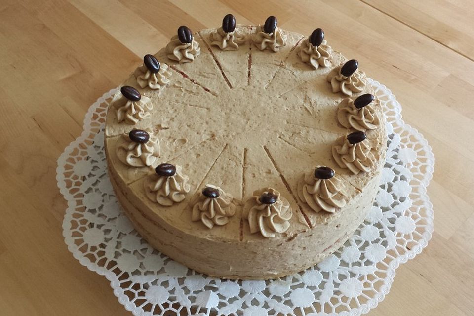 Mokka - Buttercremetorte