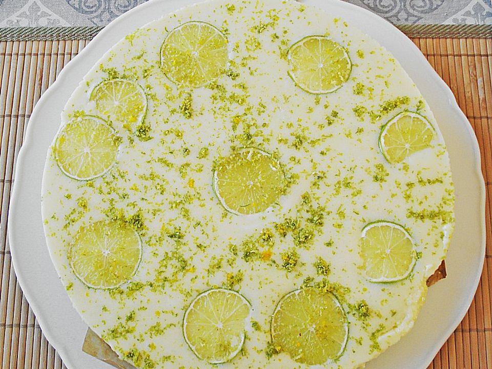 Zitronen - Limetten - Creme - Tarte von julischka81| Chefkoch